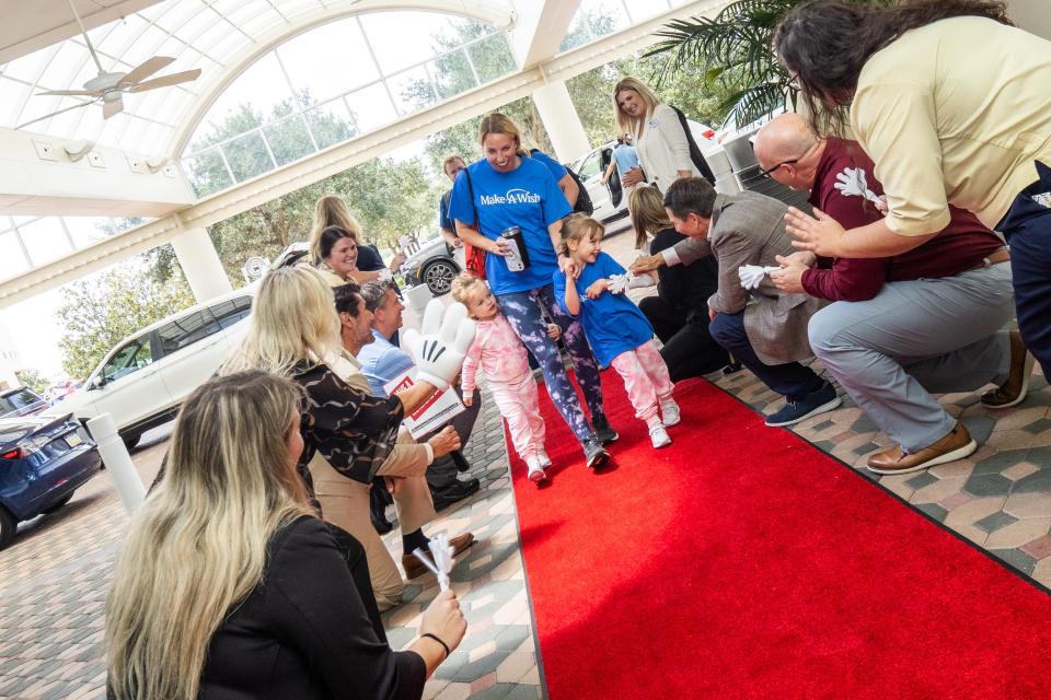 Disney rolled out the red carpet for more than 60 Make-A-Wish families.