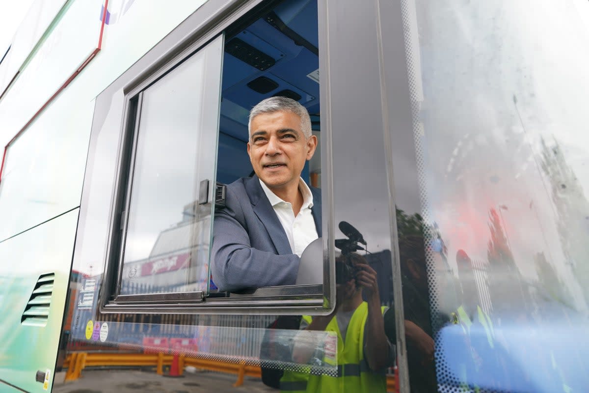 Mayor Sadiq Khan has set a goal of London achieving net zero carbon emissions by 2030 (PA Wire)