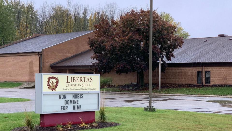 Libertas Christian School has reopened after a forced closure by the Ottawa County Department of Public Health. The school continues not to require its students or staff to wear masks, in defiance of state and local health orders.