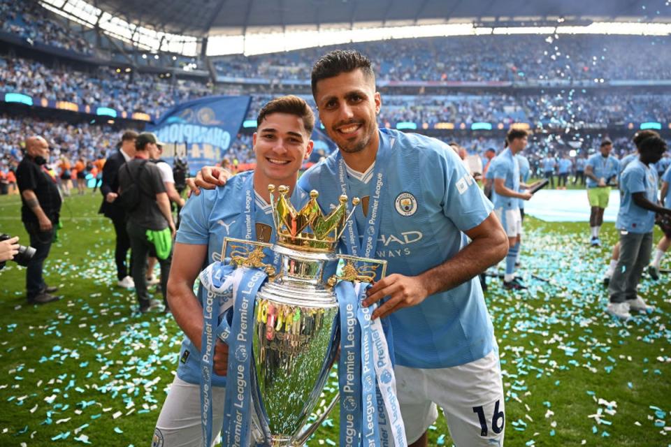 Sự thống trị của Man City đặt ra câu hỏi mới về tương lai lâu dài của Premier League (Getty Images)