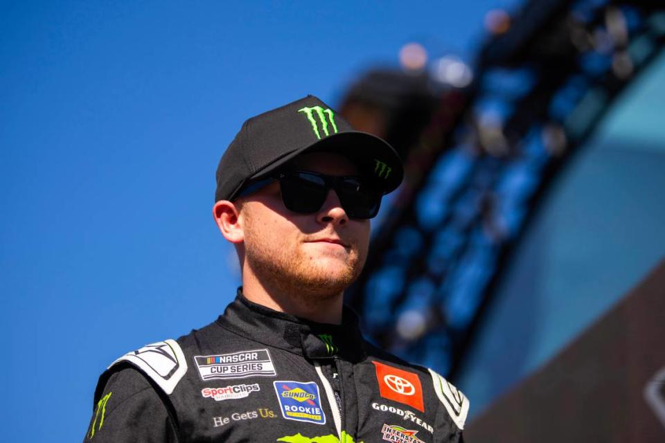 Nov 5, 2023; Avondale, Arizona, USA; NASCAR Cup Series driver Ty Gibbs (54) during the Championship Race at Phoenix Raceway.