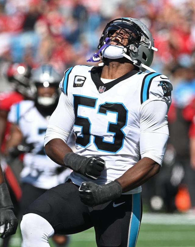 Panthers top pass rusher Brian Burns undergoes offseason ankle