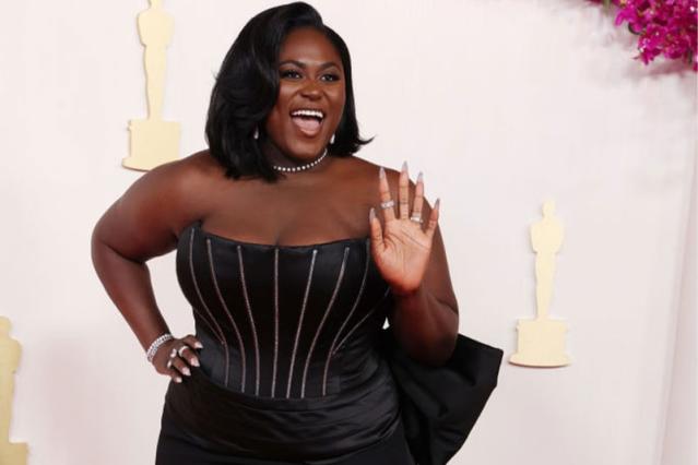 Danielle Brooks's Sparkling Oscar Mani Has a Historic Meaning