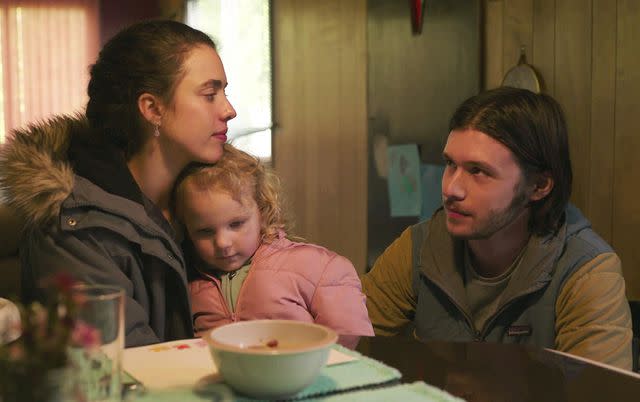 Courtesy of Netflix From left: Margaret Qualley, Rylea Nevaeh Whittet and Nick Robinson on 'Maid'