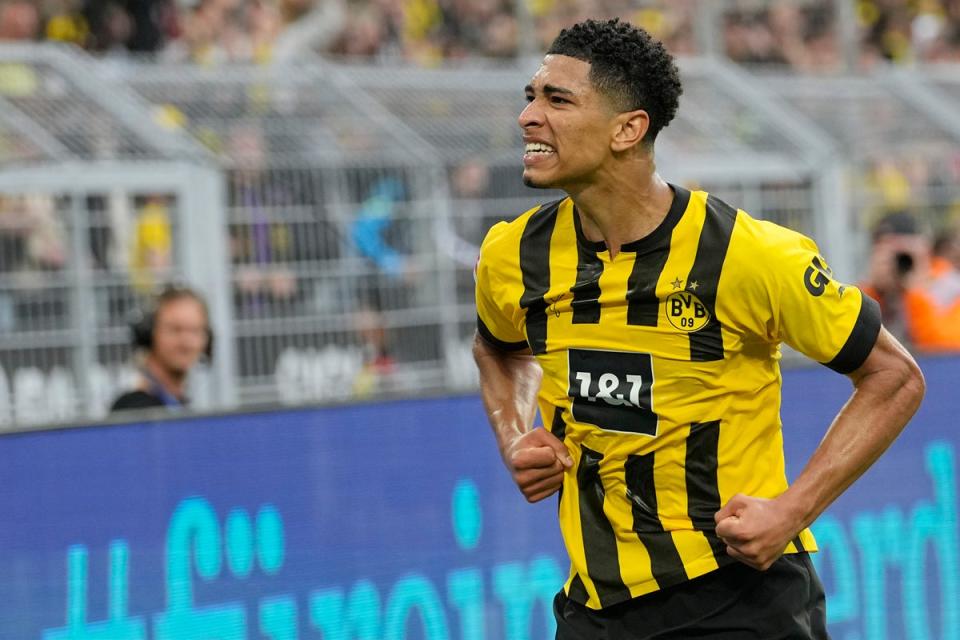 Jude Bellingham shone playing for Borussia Dortmund (AP)