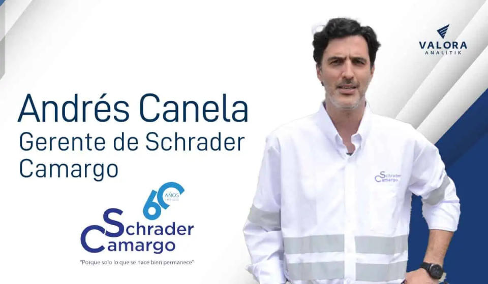 Andrés Canela, gerente de Schrader Camargo. Imagen: Cortesía Schrader Camargo