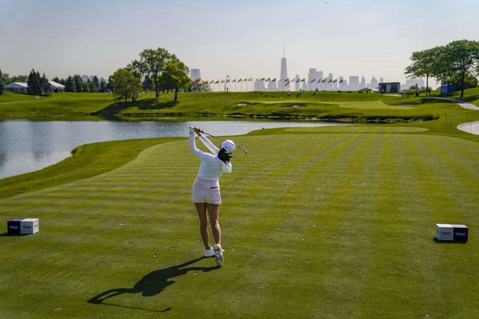 Rose Zhang at the 2023 Mizuho Americas Open