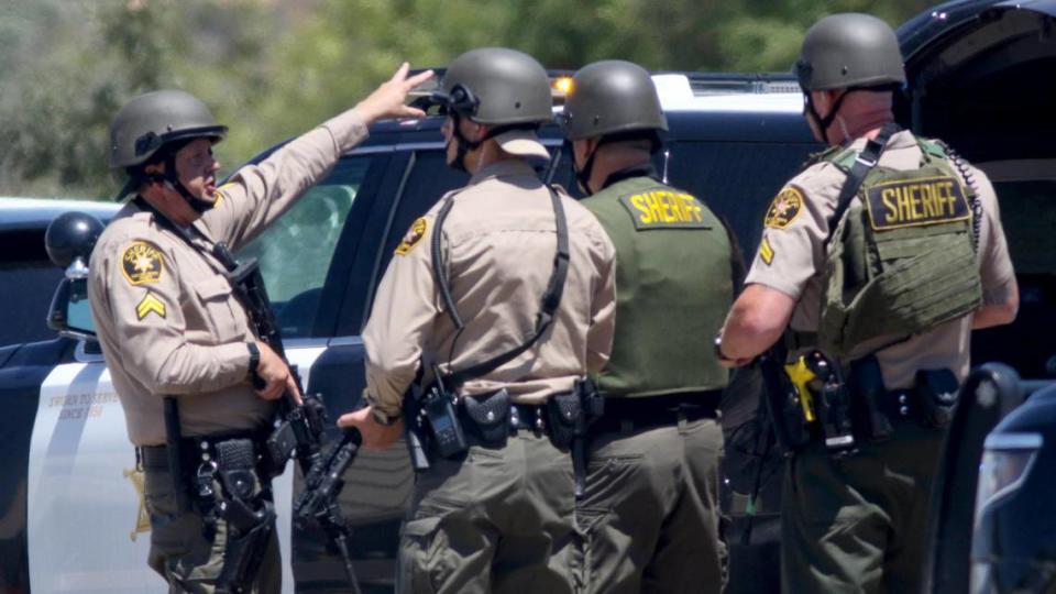 After shots were fired on officers south of Paso Robles, sheriff’s deputies and other officers converged on the industrial area near Volpi Ysabel Road and Ramada Drive as they searched for Mason James Lira, the man suspected of attacking the Paso Robles Police Department and killing a homeless man.