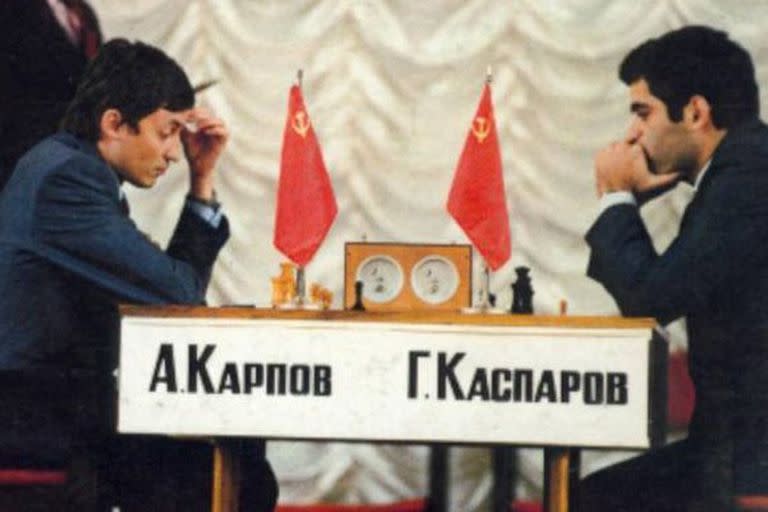 Karpov y Kasparov, frente a frente en 1984