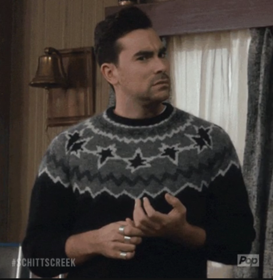 Screenshot from "Schitt's Creek"