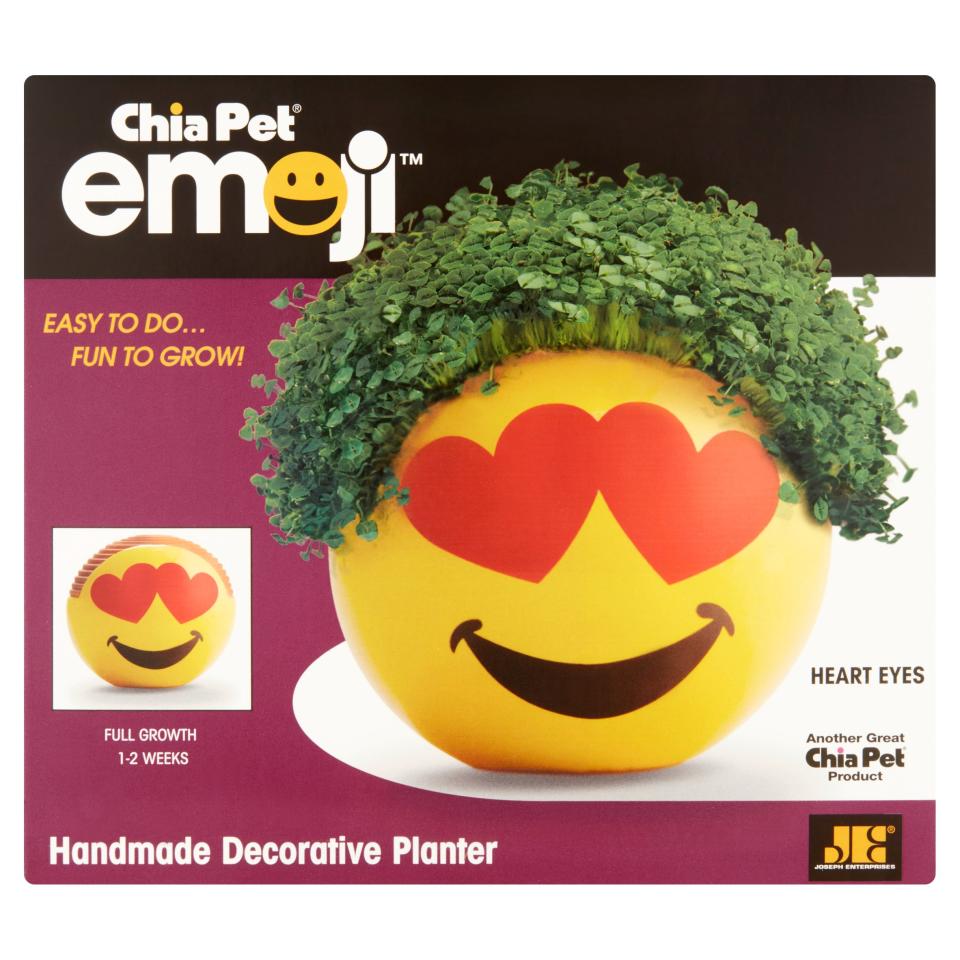 As Seen on TV Chia Pet Heart Eye Emoji (Photo: Walmart)