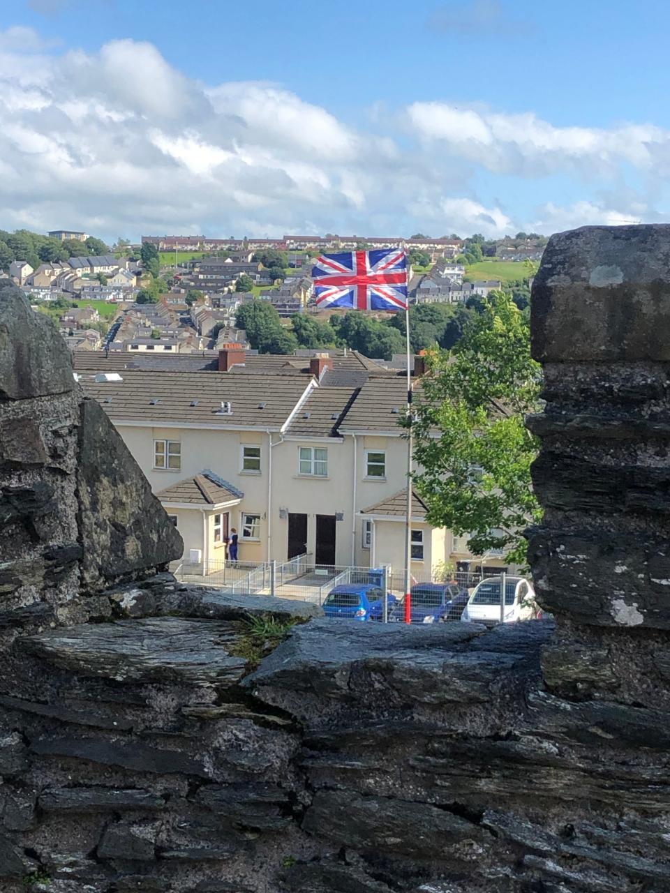 Looking out from Derry, Northern Ireland, on July 22, 2019.