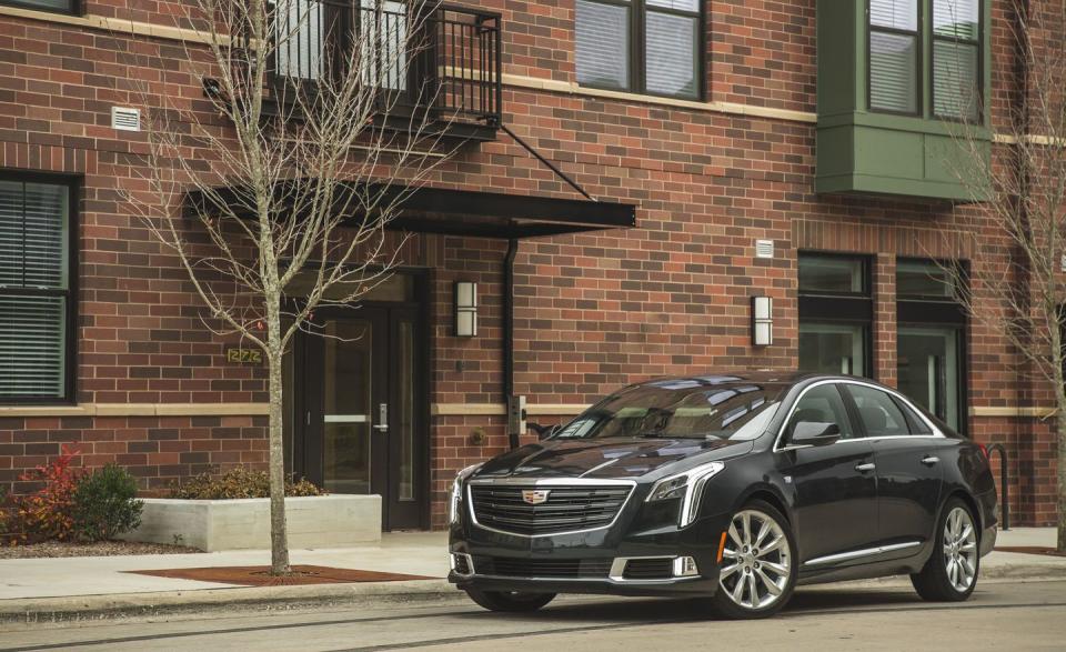 <p>If your idea of a Cadillac is a plush-riding luxobarge, then the XTS is the Cadillac for you. With a 304-hp V-6, a six-speed automatic, and front- or all-wheel drive, it’s perfect for the senior citizen in us all-or for real senior citizens. The V-Sport has a 410-hp twin-turbocharged V-6 and all-wheel drive, but even this sportier trim is not much fun to drive. The CUE infotainment system is improved, and the interior is terrific, with excellent materials and a big back seat-the better to be driven in, yes? <a rel="nofollow noopener" href="https://www.caranddriver.com/cadillac/xts" target="_blank" data-ylk="slk:READ MORE >>;elm:context_link;itc:0;sec:content-canvas" class="link ">READ MORE >></a></p>