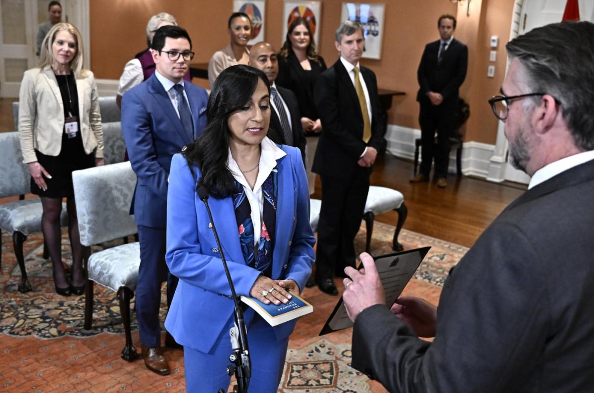 Anita Anand sworn in as transport minister after Pablo Rodriguez resigns