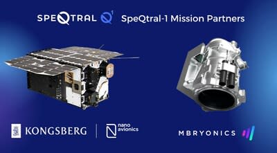 Nano-Avionics and Mbryonics as Key Partners for SpeQtral-1 Mission
