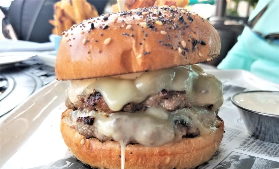 Veronica Short Rib Burger at Veronic Fish and Oyster in Sarasota photographed May 10, 2023.