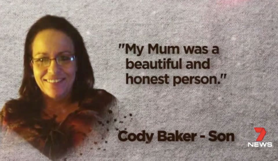 Tania's son Cody said his mum had 