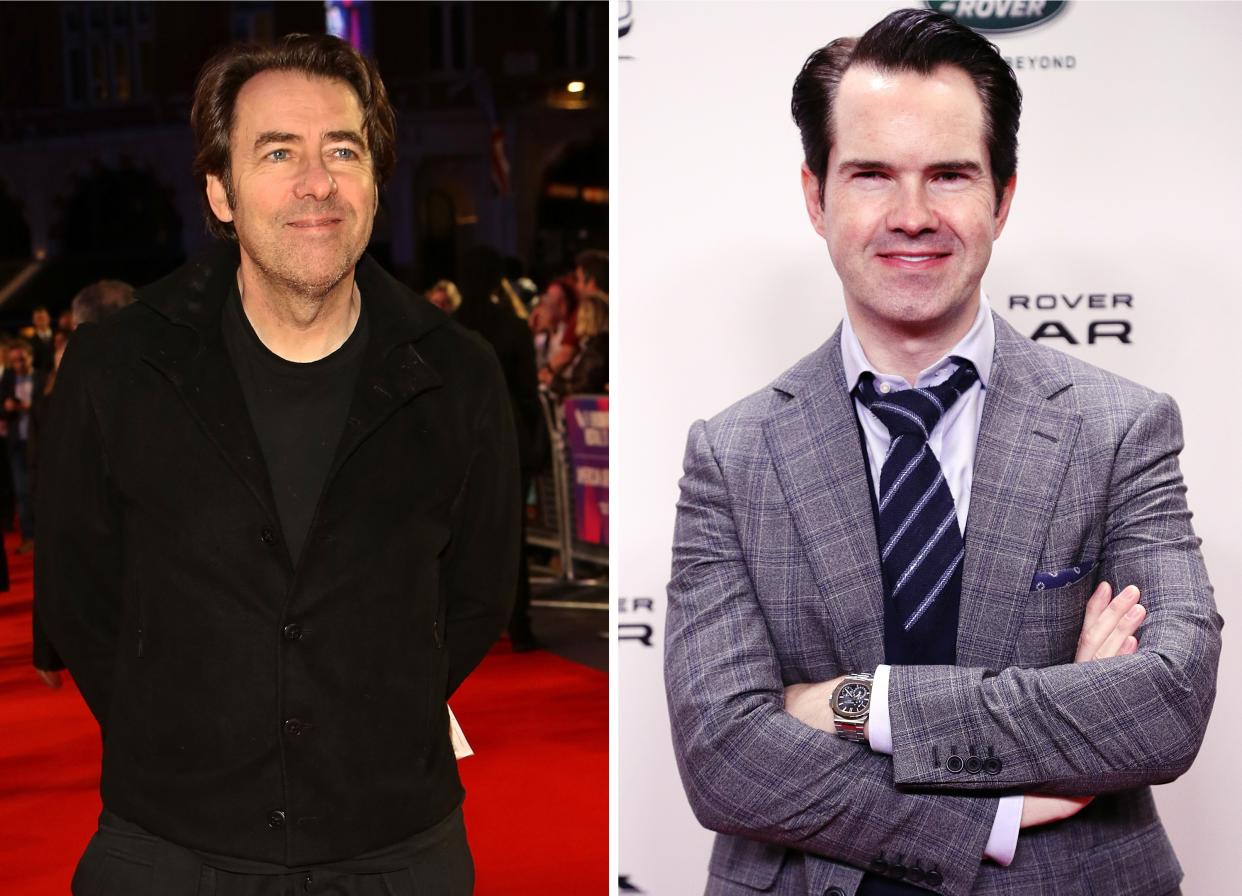 Jonathan Ross and Jimmy Carr are tow star said to have earned as much as £5k for an appearance, (Getty/PA)