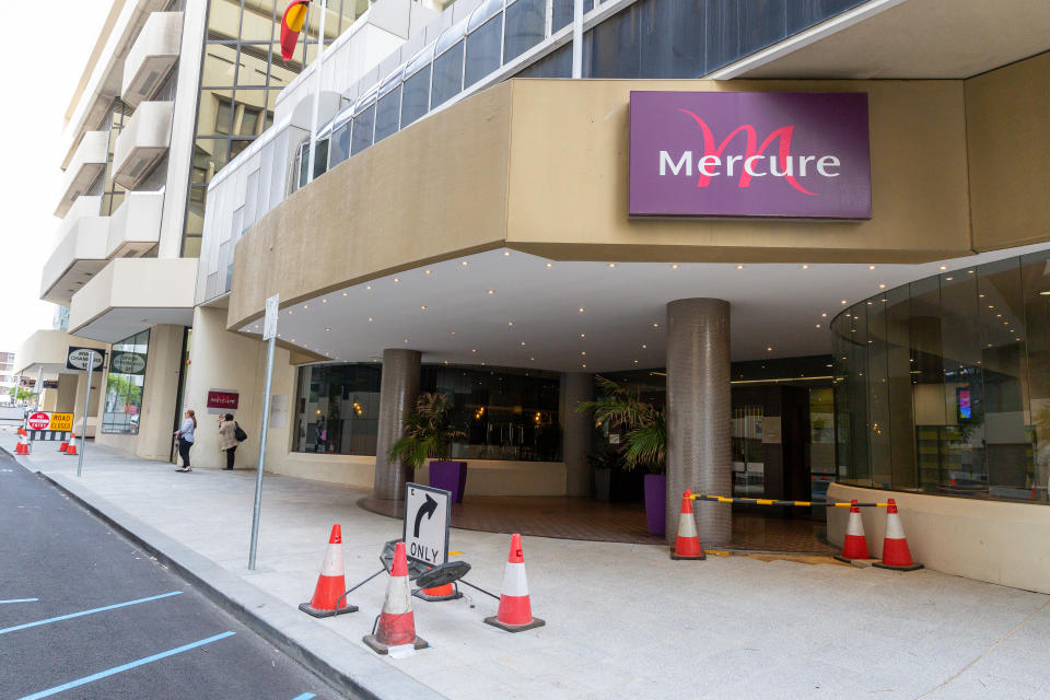 A general view of the Mercure Hotel Perth in Perth.
