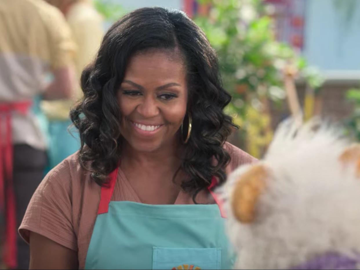 Michelle Obama in ‘Waffles + Mochi' (Netflix)