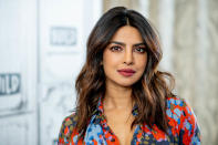 <p>Actress Priyanka Chopra is one of Meghan’s closest friends and is rumoured to be one of the her bridesmaids for the royal wedding. She’s been vocal about her belief that Meghan will help modernise the British monarchy and told Harper’s Bazaar Arabia magazine, “I don’t think anybody else would be able to do it the way she will. She’s just right for it.<br>“She’s an icon, truly, that girls can look up to, that women can look up to. She’s normal, she’s sweet, she’s nice, she thinks about the world, wants to change it and this was even before any of this happened.” [Photo: Getty] </p>