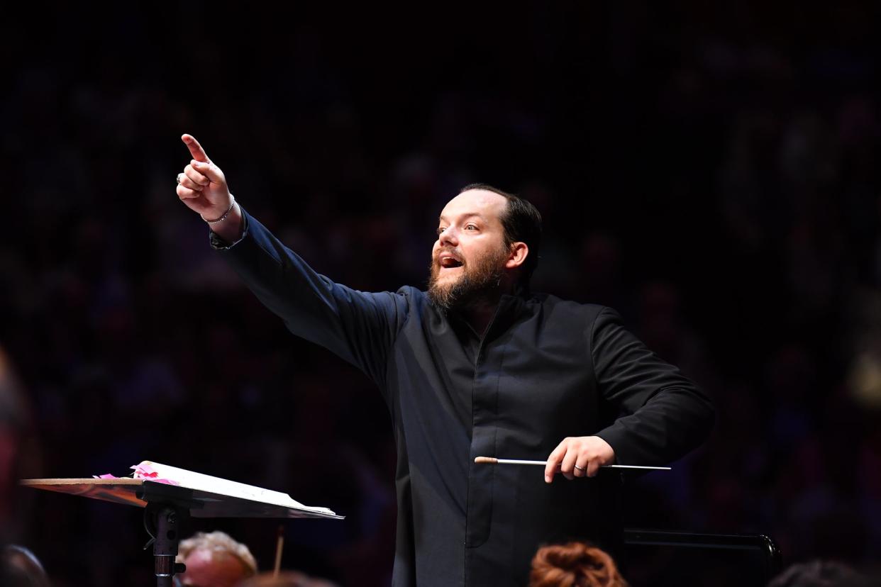 The Leipzig Gewandhaus Orchestra returned to the Proms for the first time under new Music Director Andris Nelsons: BBC/Chris Christodoulou