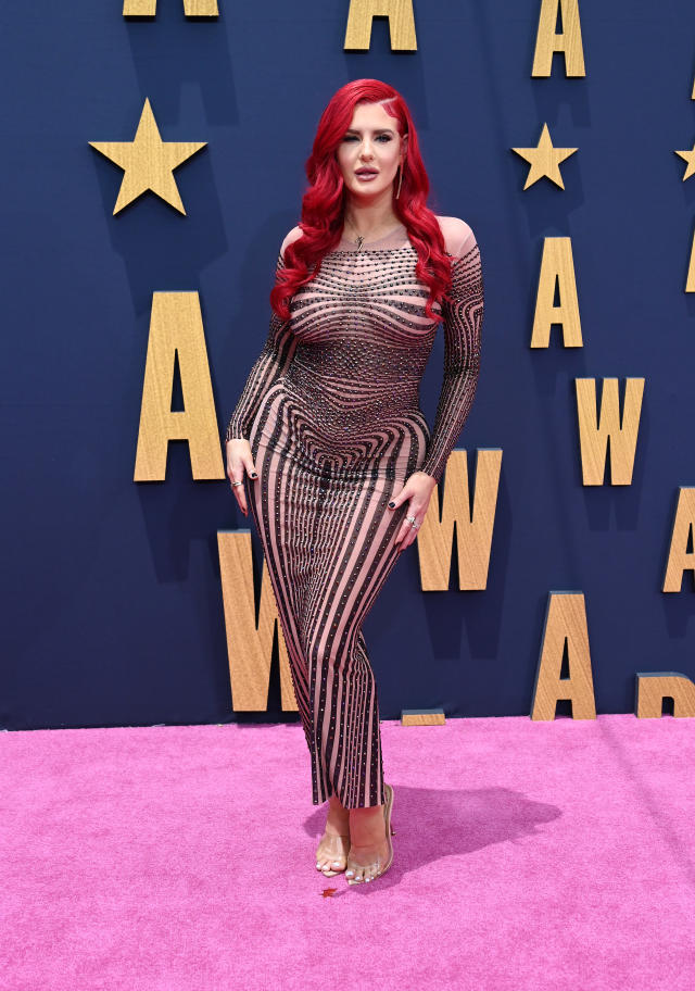 Ice Spice Slays at the BET Awards in See-Through Gown