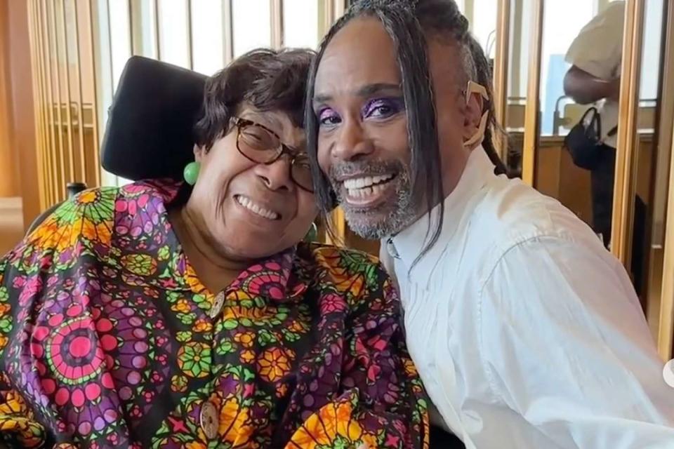 <p>Billy Porter/Instagram</p> Billy Porter and his mom Cloerinda