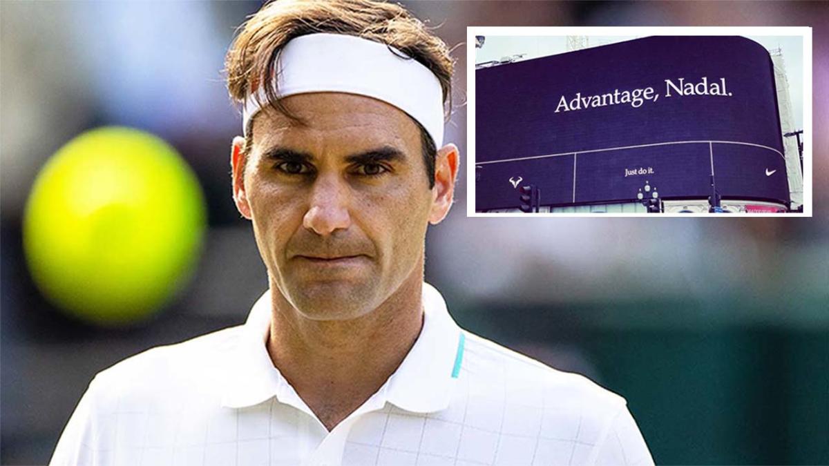 Tennis Nike's brutal shot at Federer Nadal triumph