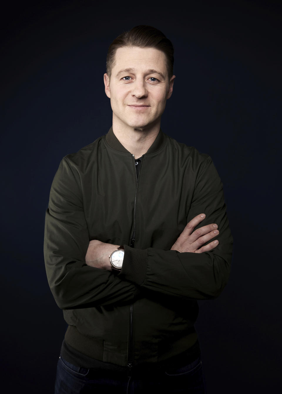 FILE - In this March 26, 2018 file photo, actor Ben McKenzie poses for a portrait in New York to promote his Fox series, "Gotham." During the five years he’s starred as Gotham City police detective and future commissioner James Gordon in the Batman prequel, McKenzie also wrote two episodes and directed three others. (Photo by Taylor Jewell/Invision/AP)
