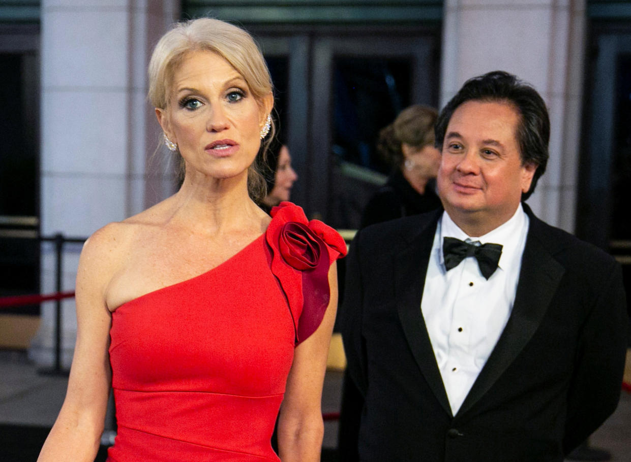 Kellyanne and George Conway.