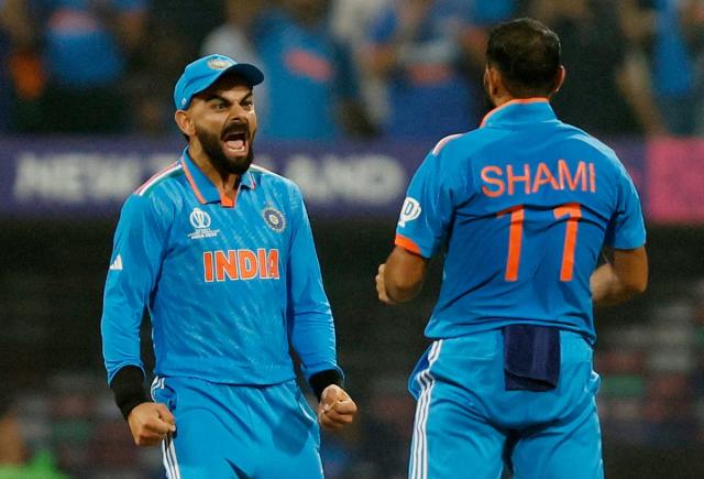 India v New Zealand LIVE: Cricket World Cup score and result as Shami and  Kohli lead hosts to final