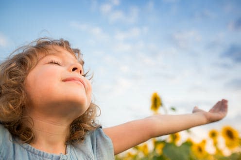   <span class="attribution"><a class="link " href="https://www.shutterstock.com/image-photo/happy-child-outdoors-spring-sunflower-field-173333366" rel="nofollow noopener" target="_blank" data-ylk="slk:Sunny studio/Shutterstock;elm:context_link;itc:0;sec:content-canvas">Sunny studio/Shutterstock</a></span>