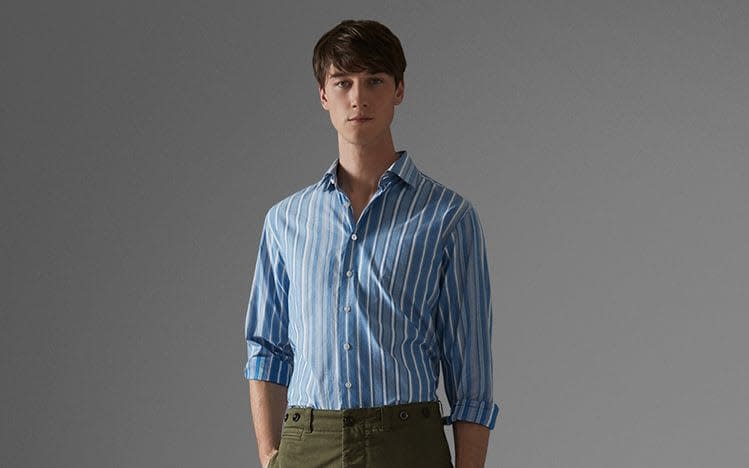 Thomas Pink's shirts embrace an easier style