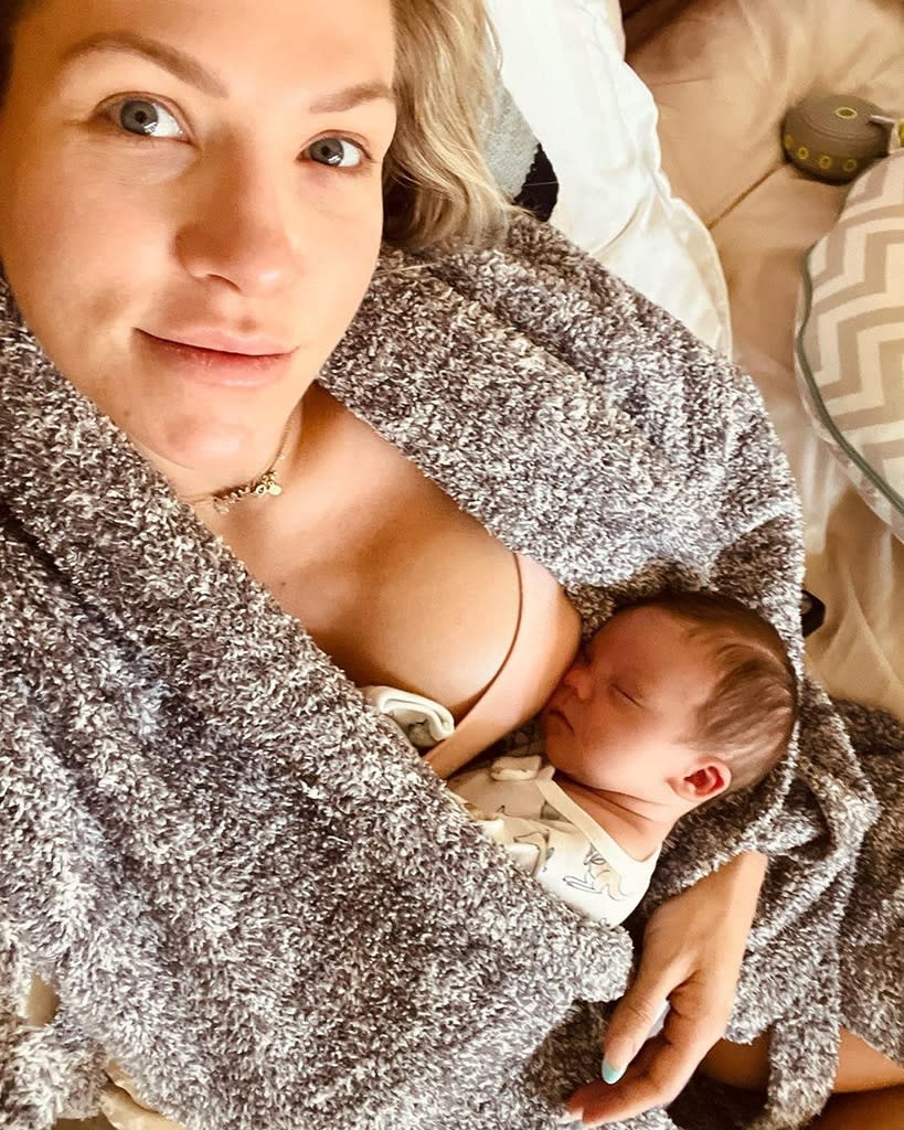Sharna Burgess, baby Zane, Instagram