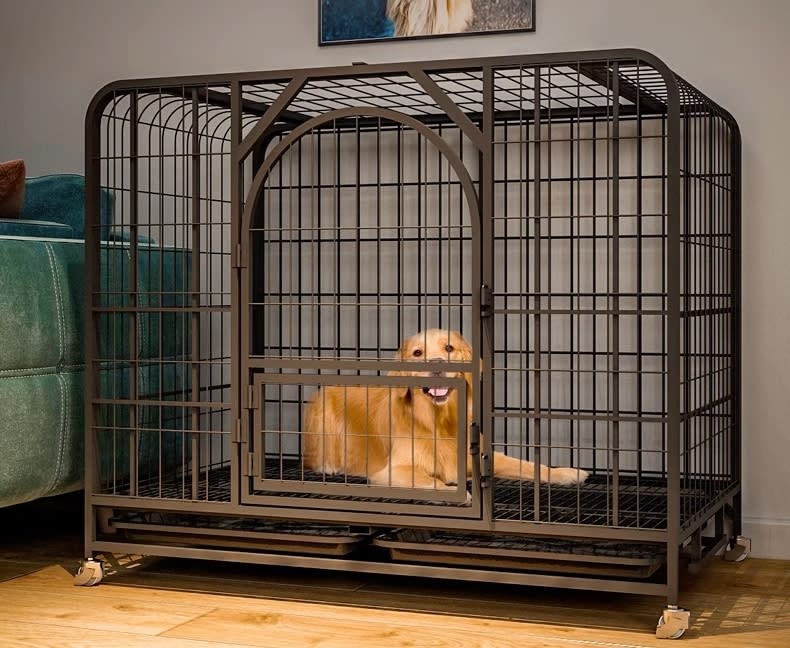 【匯美優品】中大型犬狗籠，尺寸95*65*85CM，特價3000元入手。（圖取自Yahoo奇摩超級商城）