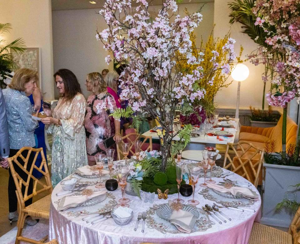 Melanie Roy Designs created this table for the inaugural Holiday House Tabletop Event fundraiser in 2023 at The Colony in Palm Beach. This year's event will take place Feb. 26.