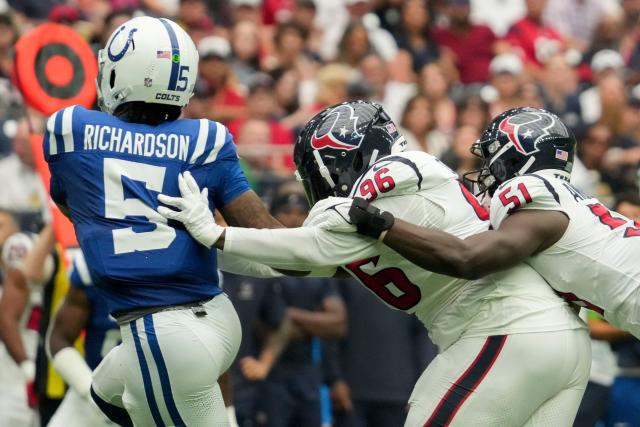 Colts QB Anthony Richardson ruled out for the game with a concussion  against Texans