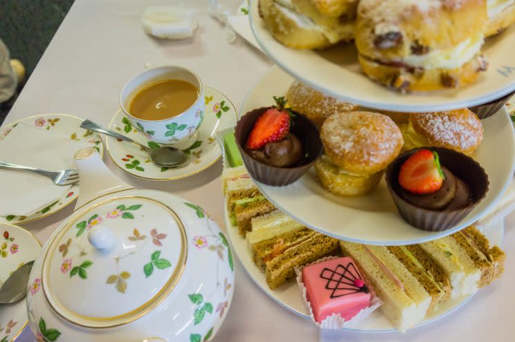 Britain's love affair with afternoon tea dates back to the mid-1800s (JTB Photo/UIG via Getty Images)