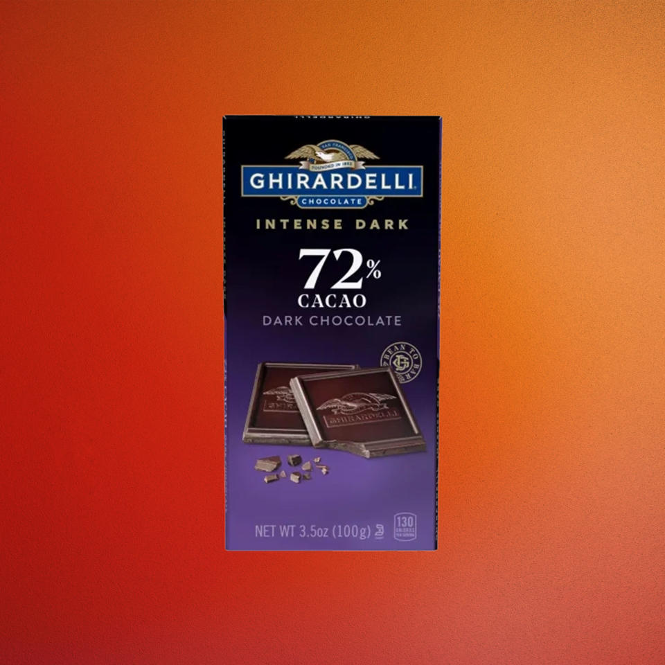 Ghirardelli Intense Dark 72% Cacao Dark Chocolate (Courtesy Ghirardell)
