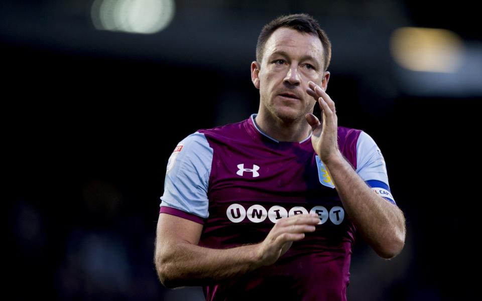 37-year-old John Terry plays a key role in the Aston Villa defence - Aston Villa FC