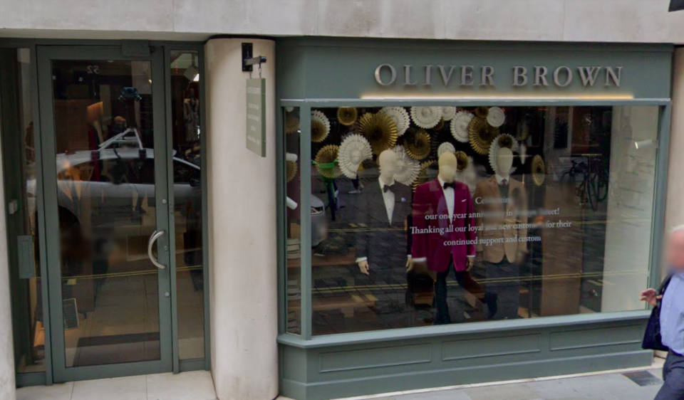 The party was held to celebrate the launch of a new Oliver Brown store on Jermyn Street in London. (Google)