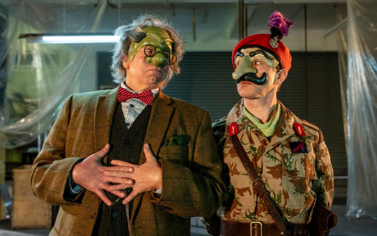 Steve Pemberton as The Doctor and Reece Shearsmith as Scaramouche - BBC