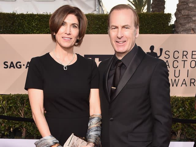 <p> Alberto E. Rodriguez/Getty </p> Bob Odenkirk and his wife Naomi Odenkirk at the 24th Annual Screen Actors Guild Awards on January 21, 2018 in Los Angeles, California.