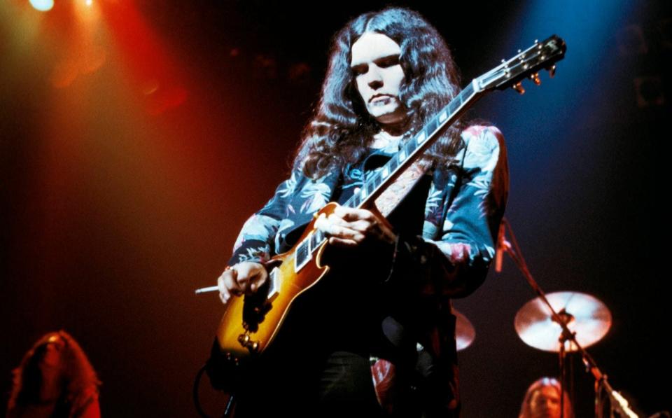 Gary Rossington on stage with Lynyrd Skynyrd in 1976 - Richard E Aaron/Redferns