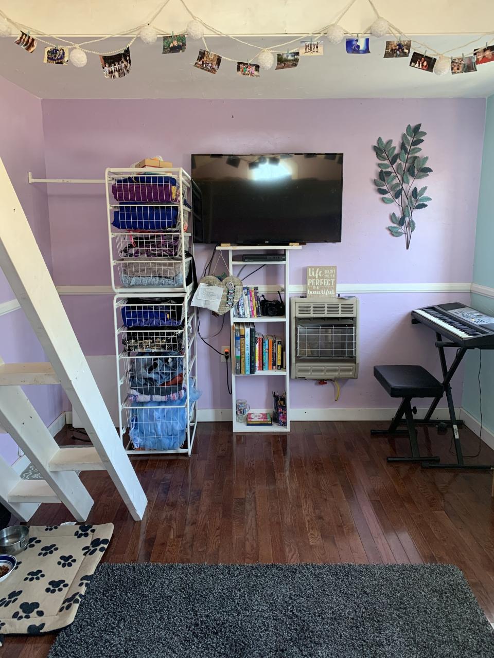 The inside of 18-year-old Lennox Brinks's home, one of her family's tiny home properties. (Photo: Courtesy of the Brinks family)