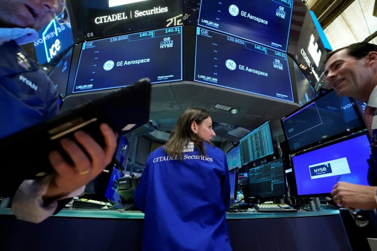 Des opérateurs du New York Stock Exchange (TIMOTHY A. CLARY)