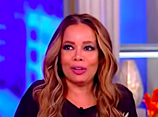 Sunny Hostin is surprised at the characterization of Donald Trump Jr. ("The View" screen shot)