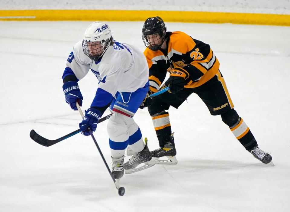 Sophomore forward Jake Struck has 22 goals and 42 assists for Olentangy Liberty.