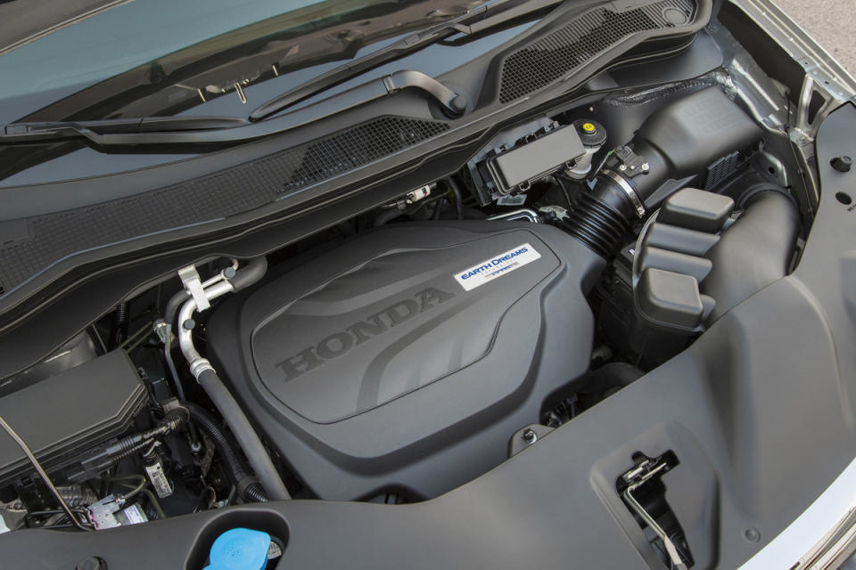 <p>As always, power will come from Honda’s corporate 3.5-liter V-6. Honda didn’t immediately release power specs, but said the truck’s payload would hit 1,600 lbs.</p>